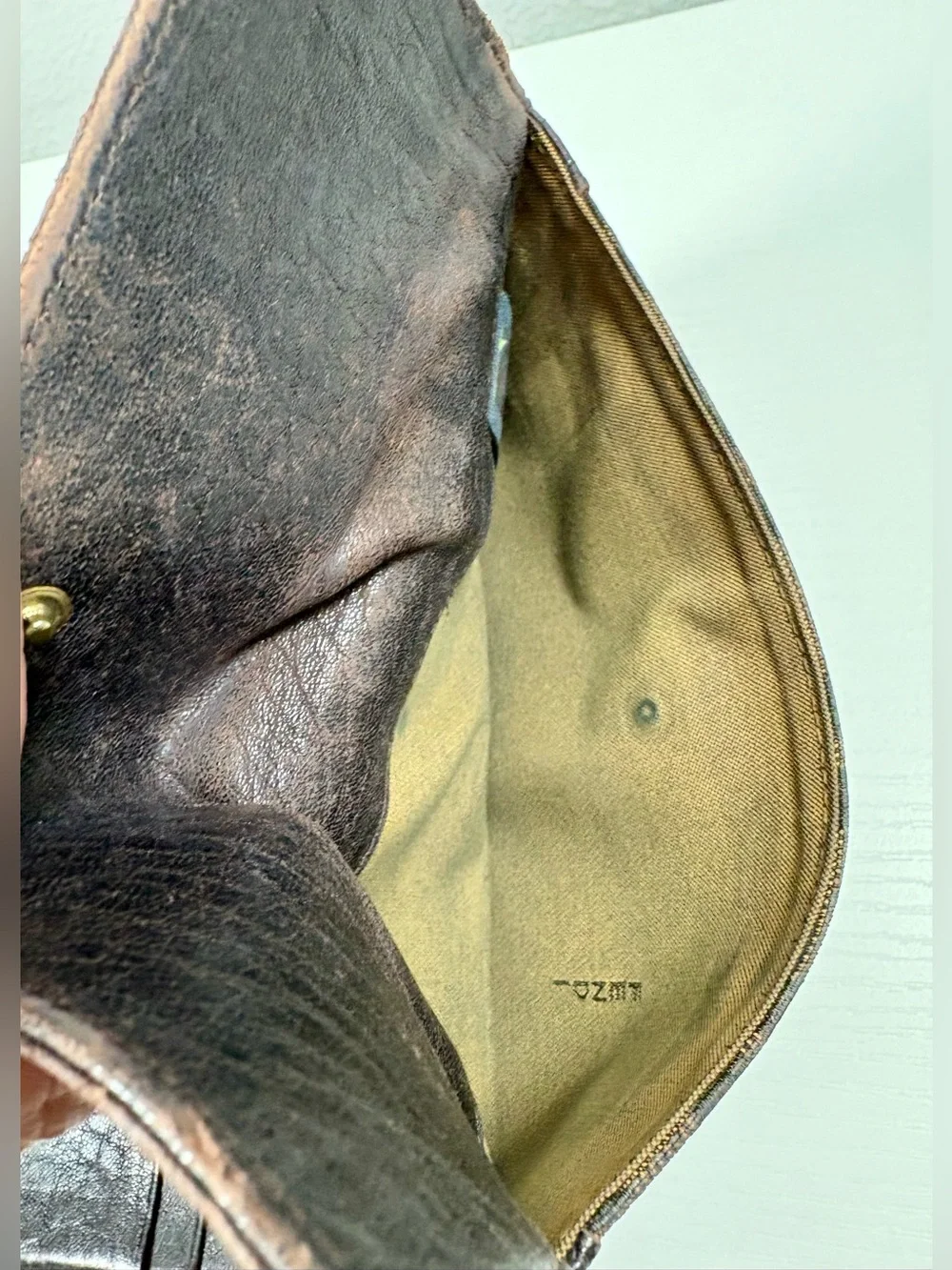 Fendi Zucca Crescent Logo  Wallet